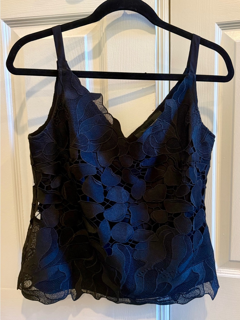 White House Black Market Lace Floral Camisole